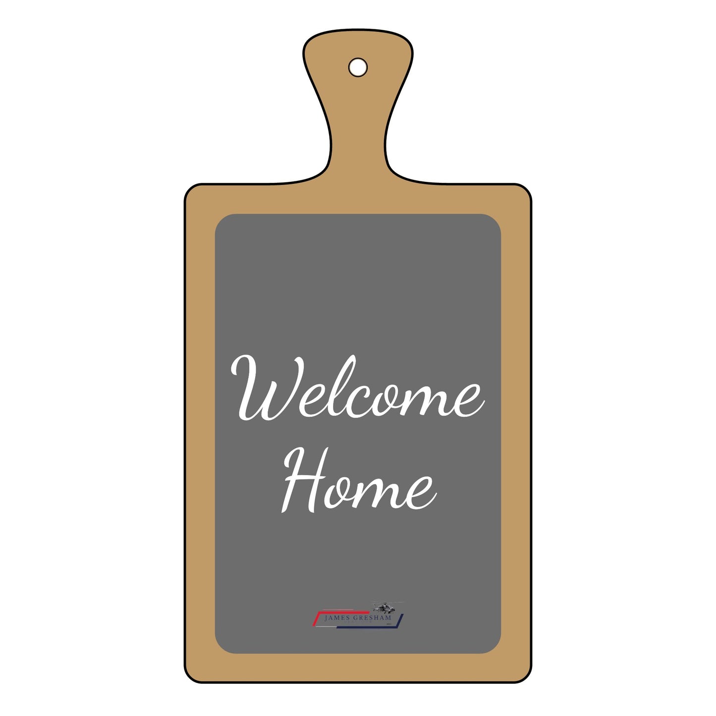 JG- Charcuterie Board, Engraved Wood Platter for Entertaining,- Welcome Home Gift