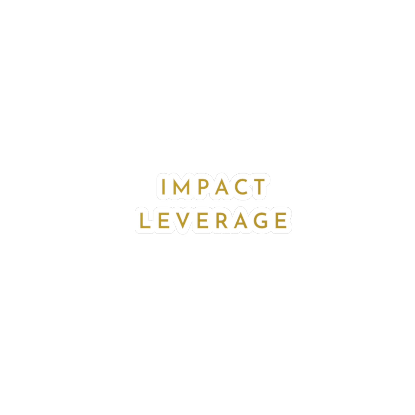 Impact Leverage Kiss-Cut Vinyl Decals