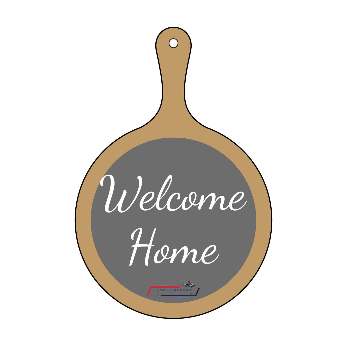 JG- Charcuterie Board, Engraved Wood Platter for Entertaining,- Welcome Home Gift