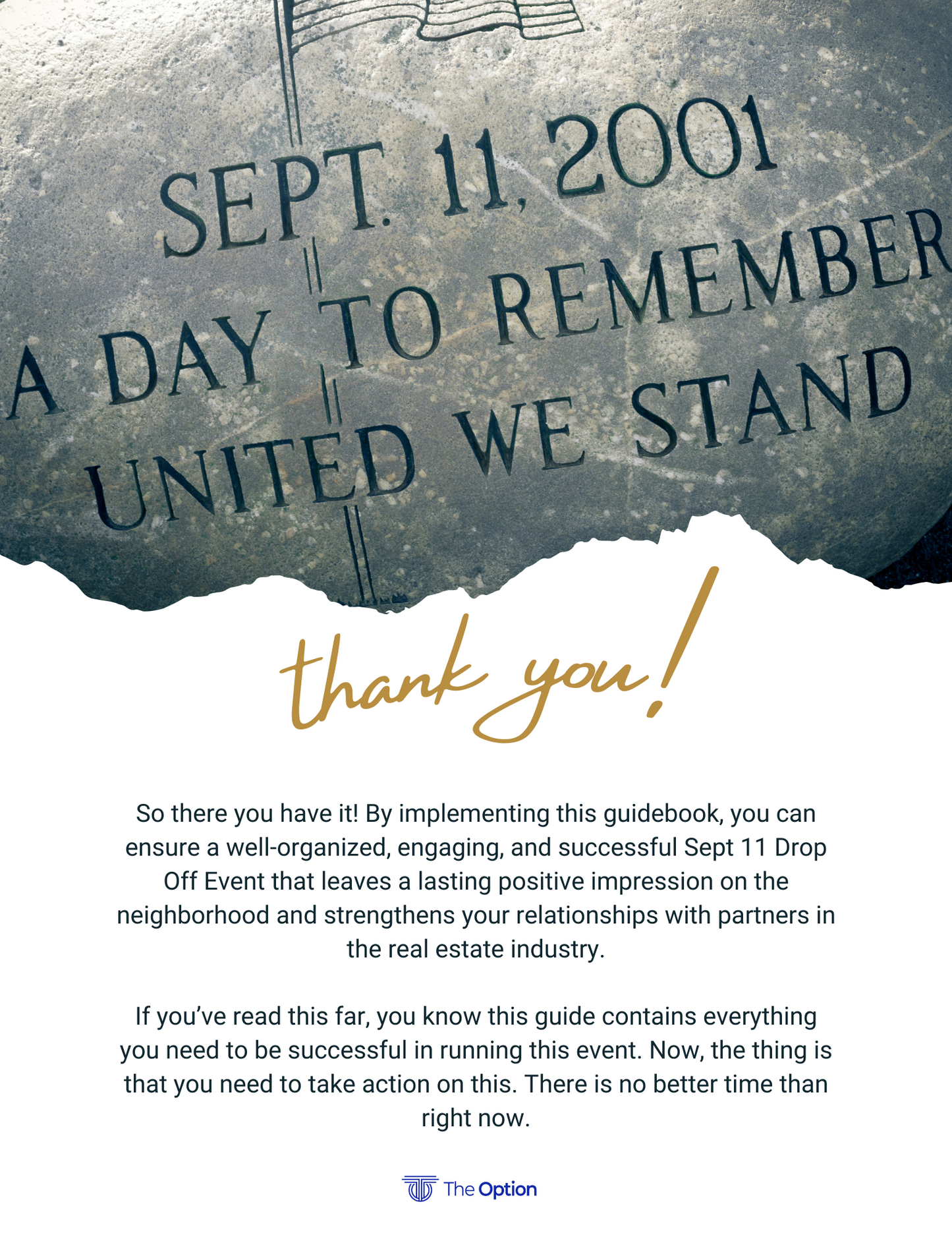 Event Collection: September 11 Flag Drop By