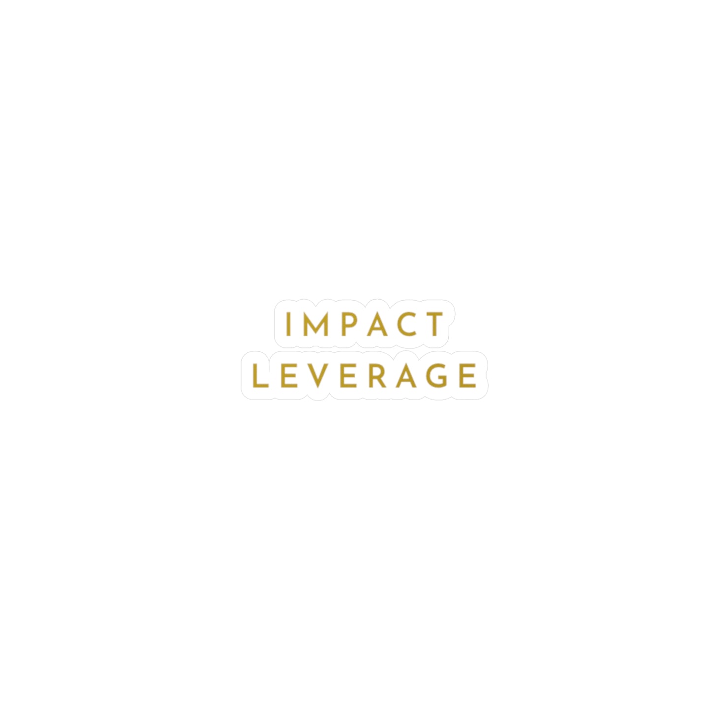 Impact Leverage Kiss-Cut Vinyl Decals