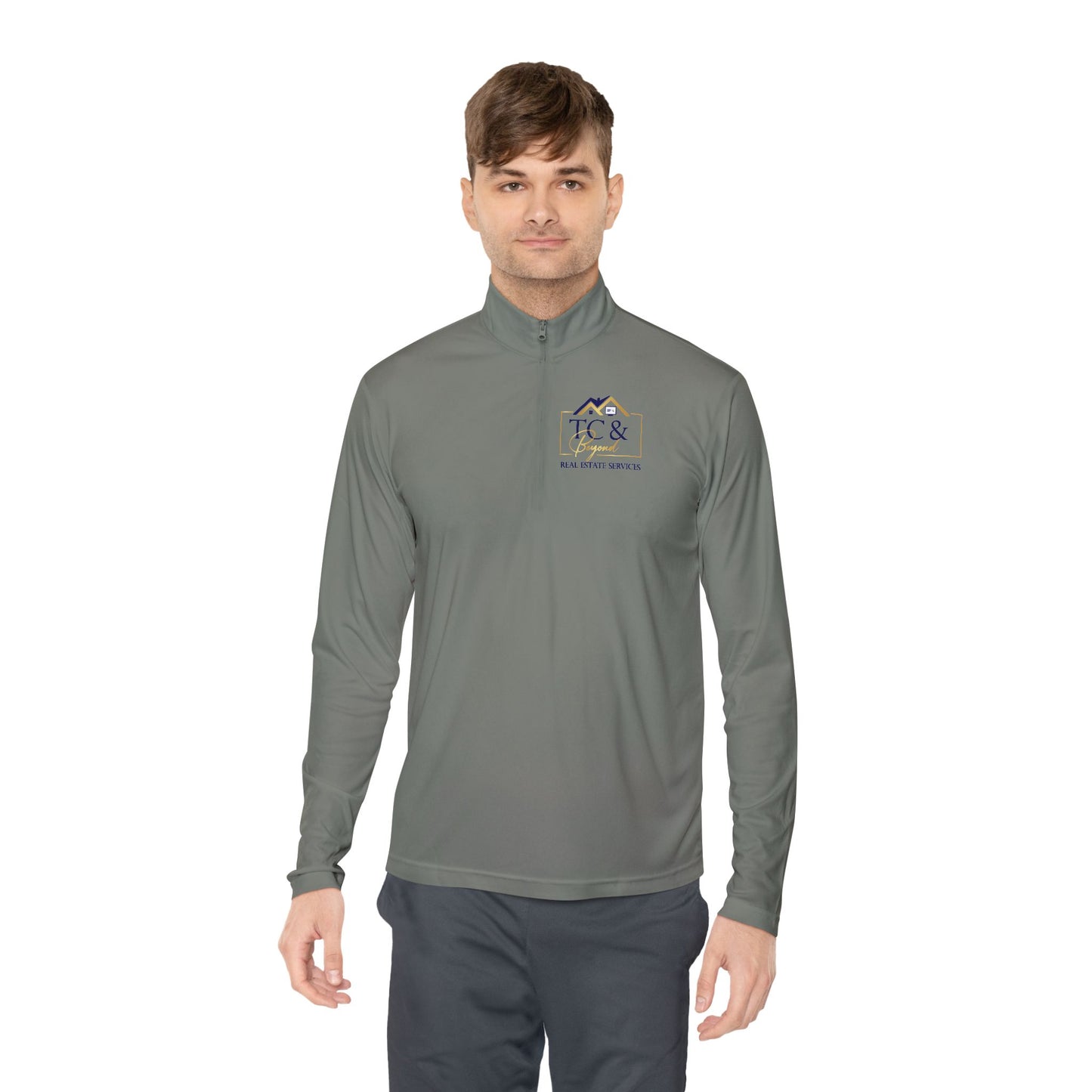 TC and Beyond Quarter-Zip Pullover with Mountain Logo