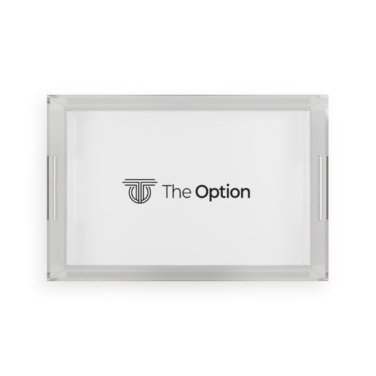 The Option Acrylic Serving Tray