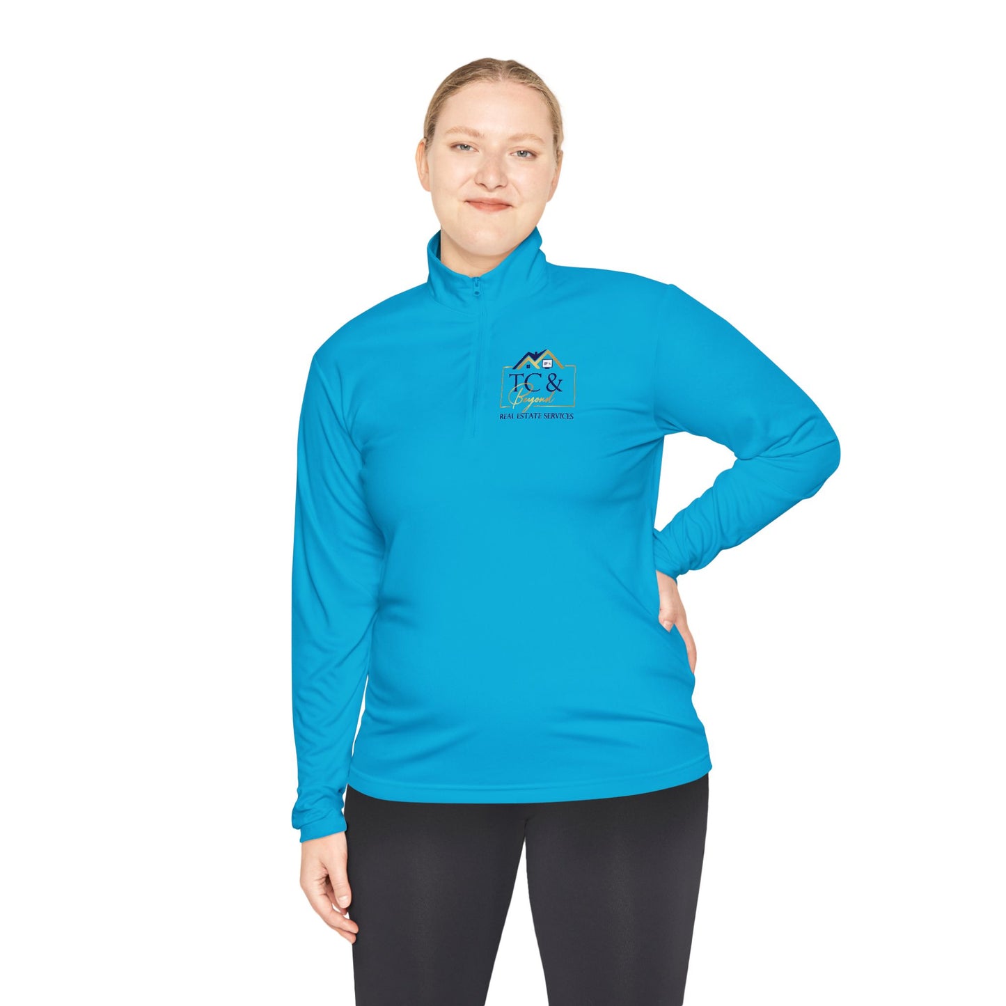 TC and Beyond Quarter-Zip Pullover with Mountain Logo