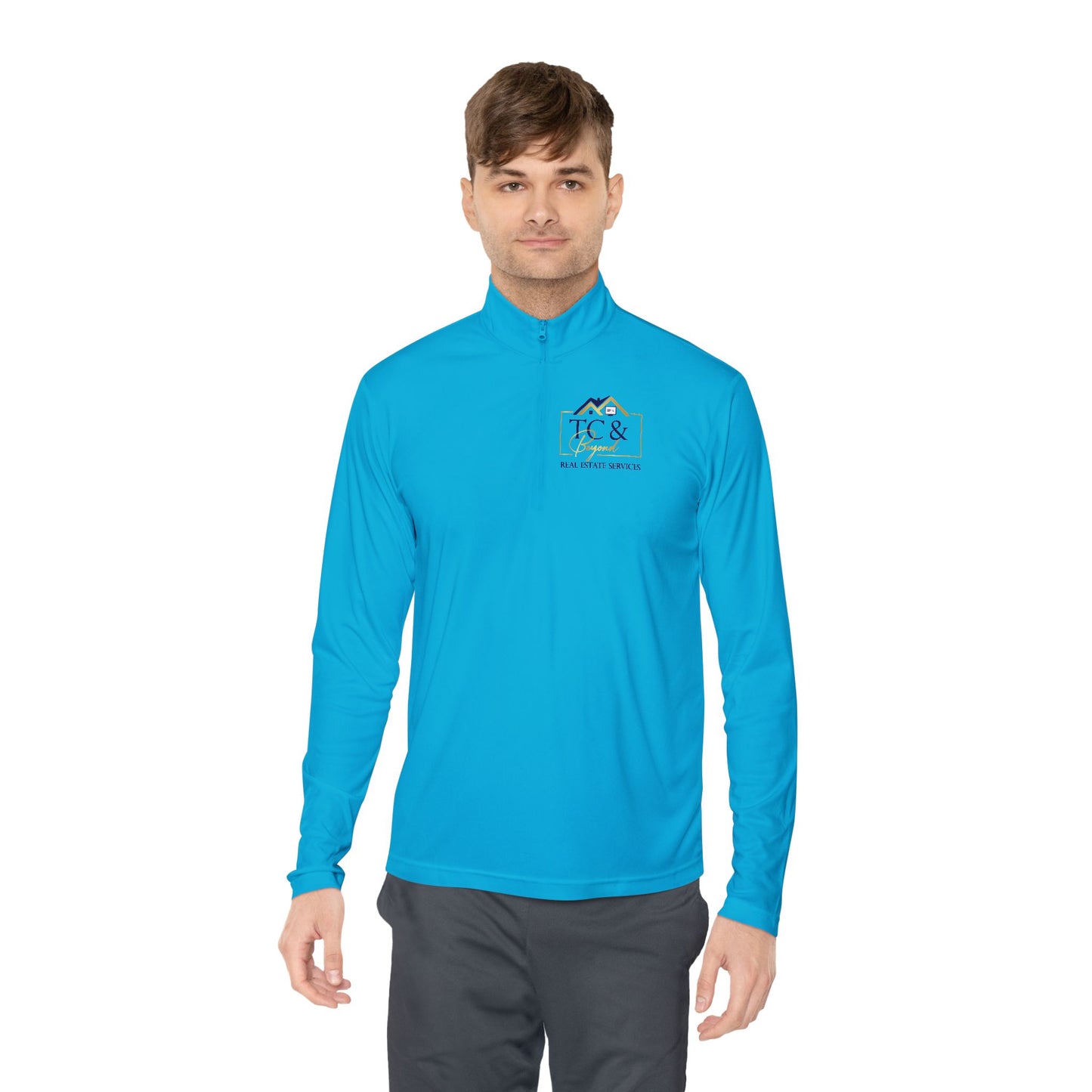 TC and Beyond Quarter-Zip Pullover with Mountain Logo