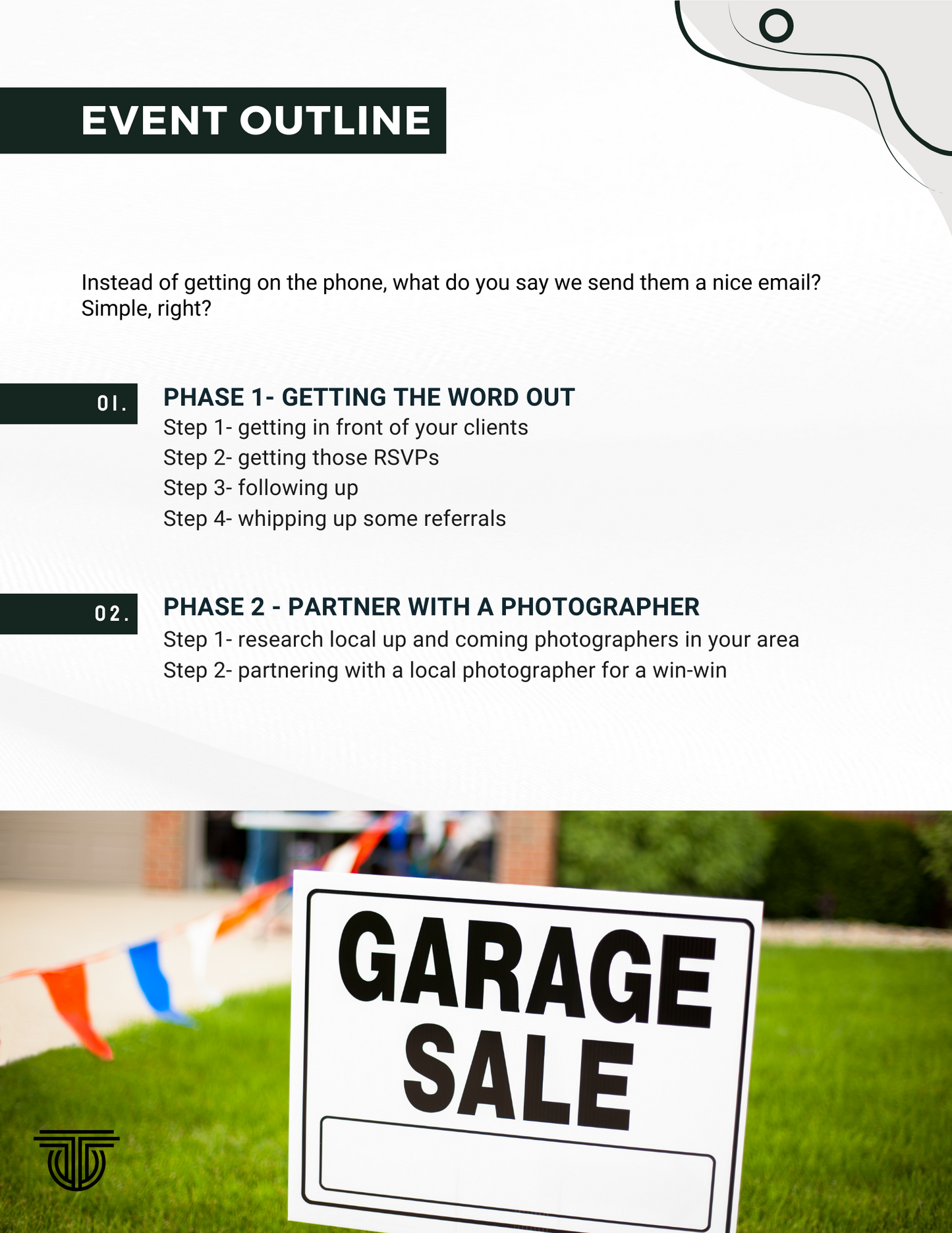 Community Garage Sale Event Collection