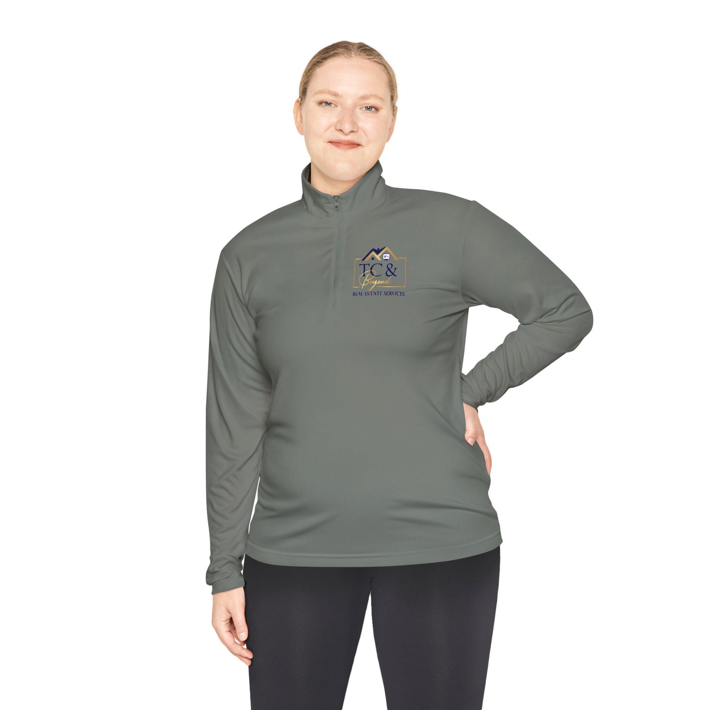 TC and Beyond Quarter-Zip Pullover with Mountain Logo